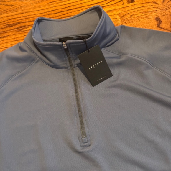 Dunning Golf Pullover Fragment 1/4 Zip XL Gray NWT MSRP $105 - Picture 2 of 3